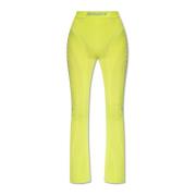 Broek met logo Misbhv , Green , Dames