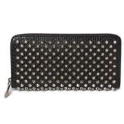 Pre-owned Leather wallets Christian Louboutin Pre-owned , Black , Dame...