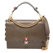 Pre-owned Leather fendi-bags Fendi Vintage , Beige , Dames