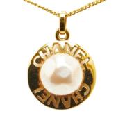 Pre-owned Fabric chanel-jewelry Chanel Vintage , Yellow , Dames