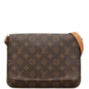 Pre-owned Canvas louis-vuitton-bags Louis Vuitton Vintage , Brown , Da...