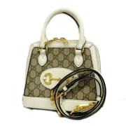 Pre-owned Canvas gucci-bags Gucci Vintage , Brown , Dames