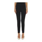 Rechte Ritsbroek Elisabetta Franchi , Black , Dames