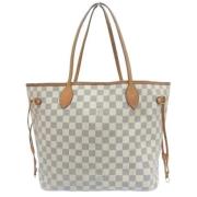 Pre-owned Canvas louis-vuitton-bags Louis Vuitton Vintage , White , Da...