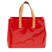 Pre-owned Leather totes Louis Vuitton Vintage , Red , Dames