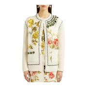 Bloemen Gebreid Jack Erdem , Beige , Dames