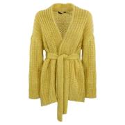 Gele Oversized Mohair Cardigan Sweater Max Mara Weekend , Yellow , Dam...