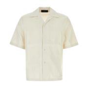 Linnen Blend Shirt Amiri , Beige , Heren