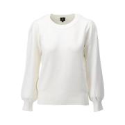 Stijlvolle pullover met ronde hals K-Design , Beige , Dames