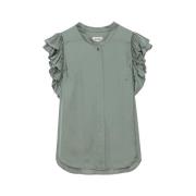 Stijlvol T-shirt voor mannen Zadig & Voltaire , Green , Dames