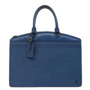 Pre-owned Leather louis-vuitton-bags Louis Vuitton Vintage , Blue , Da...