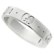 Pre-owned Metal rings Gucci Vintage , White , Dames