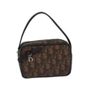 Pre-owned Leather pouches Dior Vintage , Brown , Dames