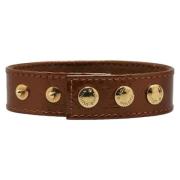 Pre-owned Leather bracelets Louis Vuitton Vintage , Brown , Dames