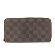 Pre-owned Canvas wallets Louis Vuitton Vintage , Brown , Dames