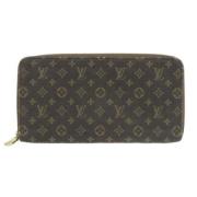 Pre-owned Canvas wallets Louis Vuitton Vintage , Brown , Dames