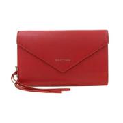 Pre-owned Leather wallets Balenciaga Vintage , Red , Dames