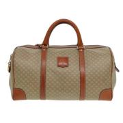 Pre-owned Canvas travel-bags Celine Vintage , Beige , Dames