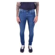 Zachte Stretch Denim Jeans PT Torino , Blue , Heren