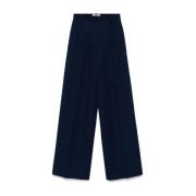 Blauwe Broek voor Vrouwen Aw24 Twinset , Blue , Dames