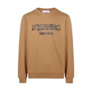 Logo Hoodie Slim Fit Iceberg , Brown , Heren