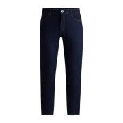 Blauwe Brody Tapered Fit Jeans Hugo Boss , Blue , Heren