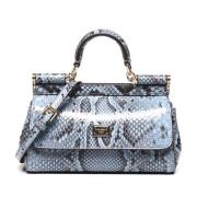 Slang Suiker Papier Patent Leren Tas Dolce & Gabbana , Multicolor , Da...