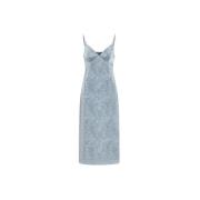 Elegante Jurk voor Vrouwen Michael Kors , Blue , Dames