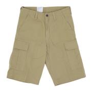 Cargo Shorts Agate Rinsed Carhartt Wip , Beige , Heren