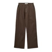 Donkerbruine Straight-Leg Broek Snos523 Sofie Schnoor , Brown , Dames