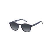 Blauwe Aviator Zonnebril TH 1795/S Tommy Hilfiger , Blue , Unisex