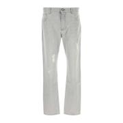 Stijlvolle Grijze Denim Jeans Balmain , Gray , Heren