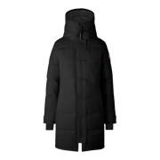 Zwarte Winter Parka Jas Canada Goose , Black , Dames