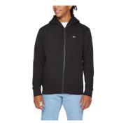 Heren Hoodie Lente/Zomer Collectie Tommy Jeans , Black , Heren