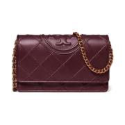 Zachte Kettingportemonnee Tory Burch , Red , Dames