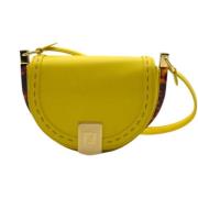 Pre-owned Leather fendi-bags Fendi Vintage , Yellow , Dames