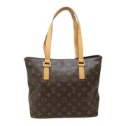 Pre-owned Canvas totes Louis Vuitton Vintage , Brown , Dames