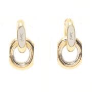 Pre-owned Metal earrings Yves Saint Laurent Vintage , Gray , Dames