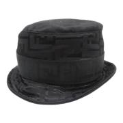 Pre-owned Nylon hats Fendi Vintage , Black , Heren