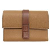 Pre-owned Leather wallets Loewe Pre-owned , Brown , Dames