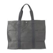 Pre-owned Canvas totes Hermès Vintage , Gray , Unisex