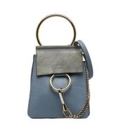 Pre-owned Leather shoulder-bags Chloé Pre-owned , Blue , Dames