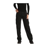 Cargo broek Victoria in gabardine rechte pasvorm Mason's , Black , Dam...