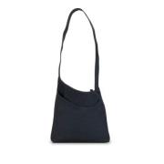 Pre-owned Canvas shoulder-bags Hermès Vintage , Blue , Dames