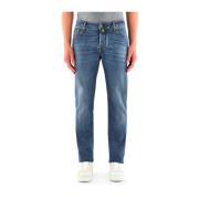 Blauwe Denim Jeans Jacob Cohën , Blue , Heren