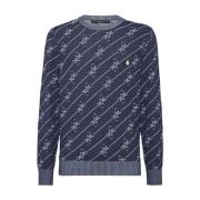 Stijlvolle Sweater in Blauwe Tint Billionaire , Blue , Heren