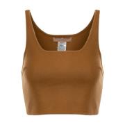 Stijlvolle TOP met D432L300Hng80933 Ermanno Scervino , Brown , Dames