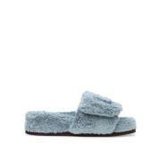 Stijlvolle Slides Sandalen N21 , Gray , Dames