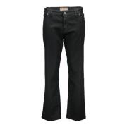 Zwarte Dames Cropped Broek 5 Zakken John Galliano , Black , Dames