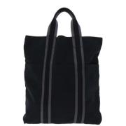 Pre-owned Canvas totes Hermès Vintage , Black , Dames